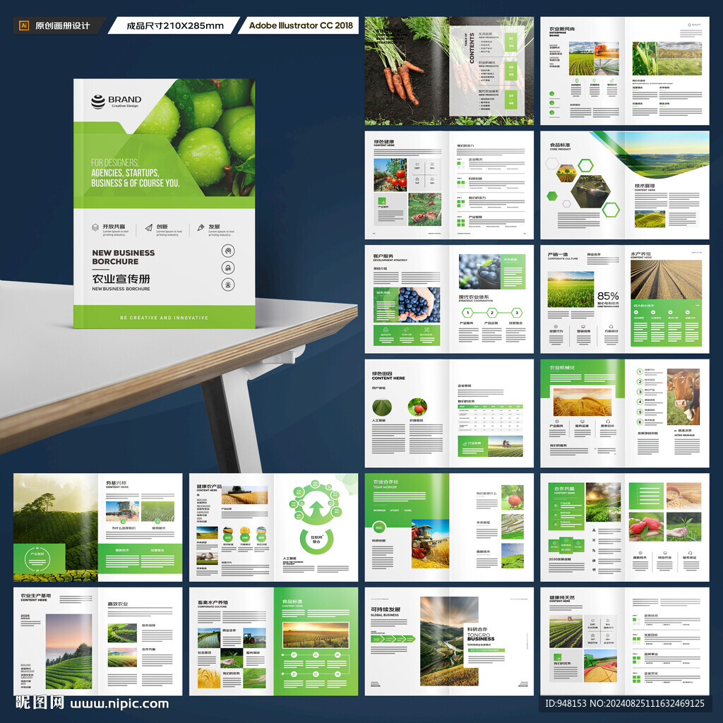 农业合作社画册