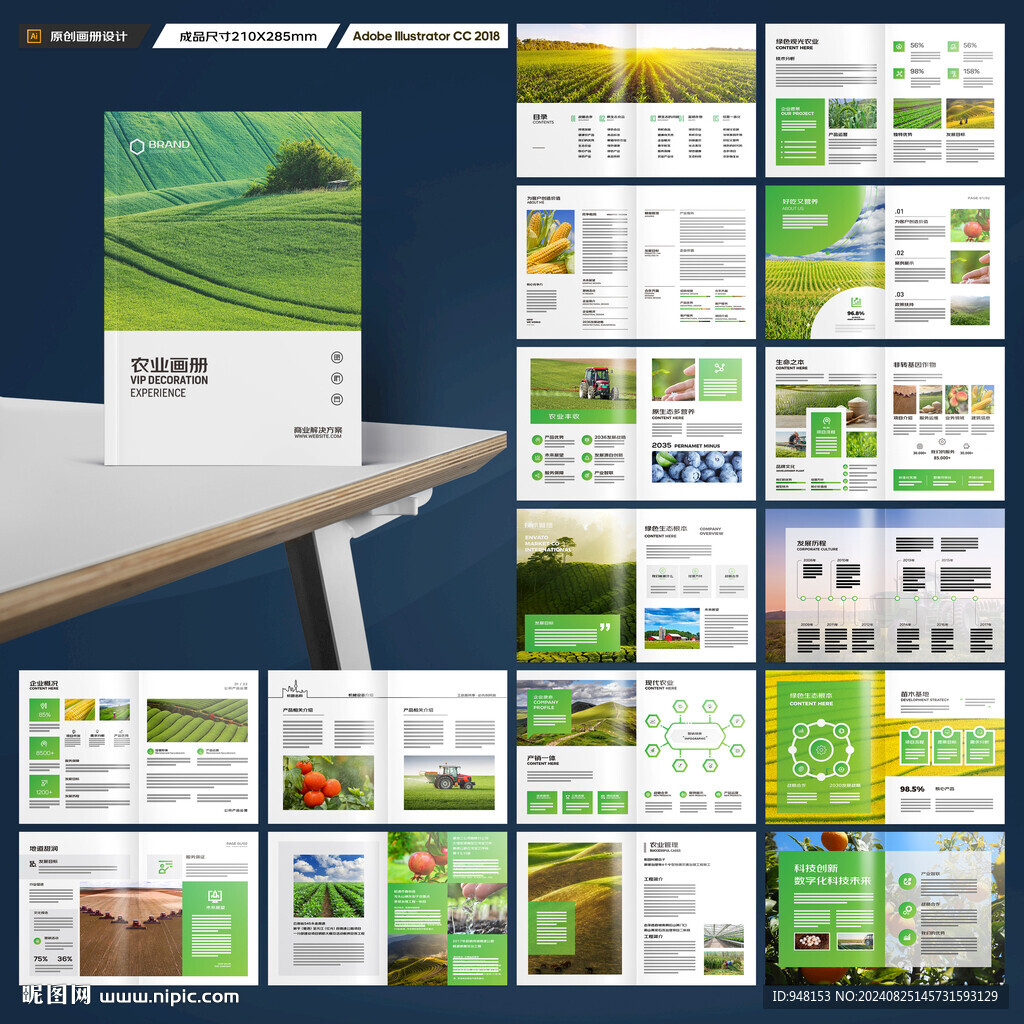 农产品宣传册