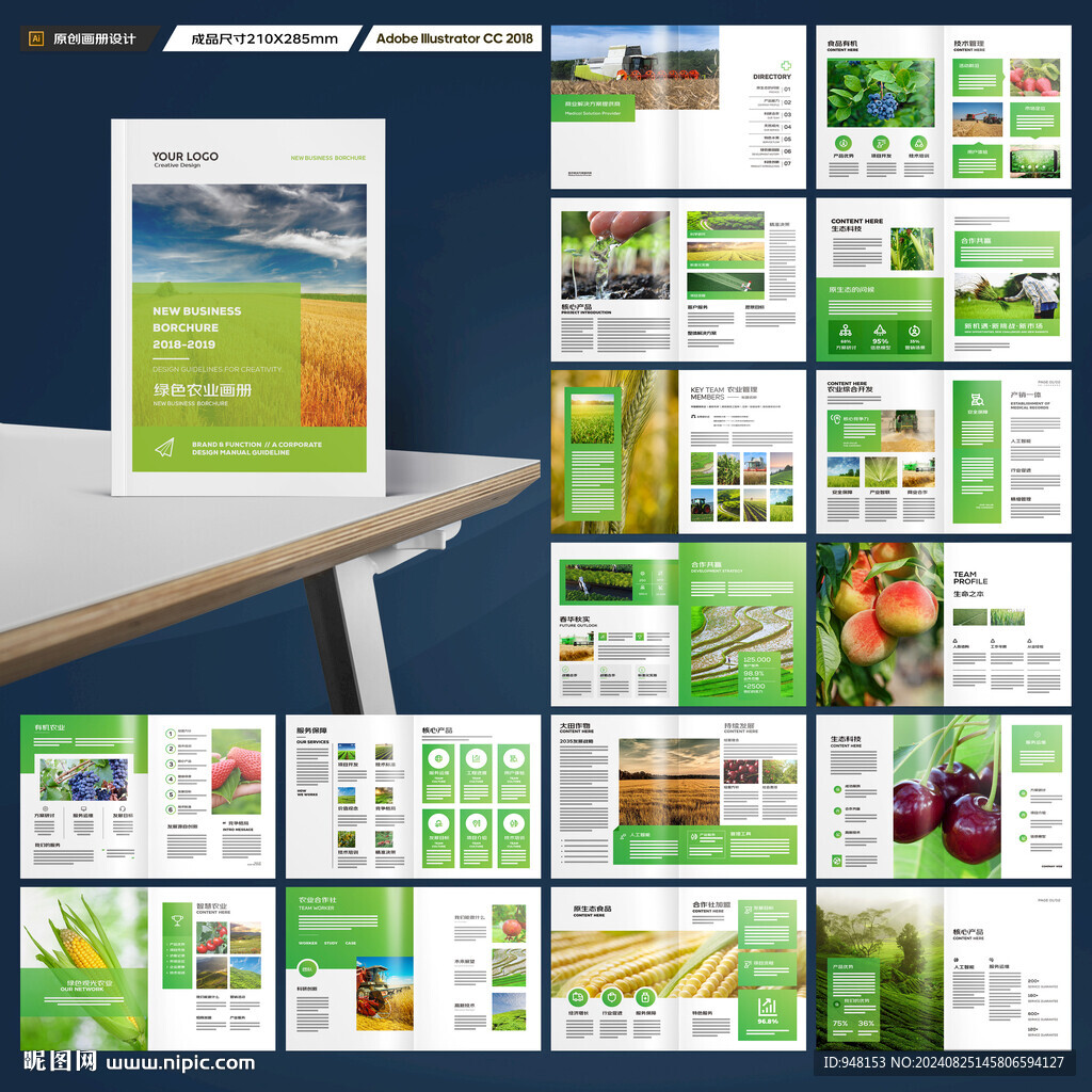 农业合作社画册