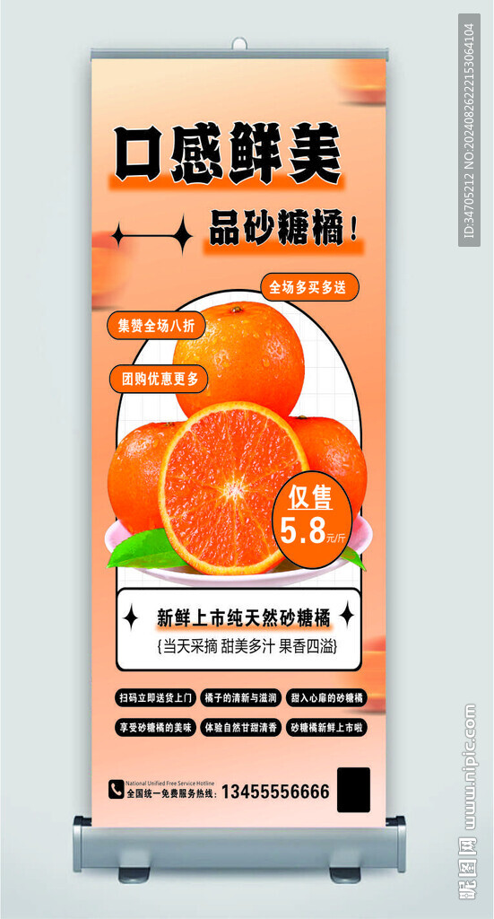 脐橙海报