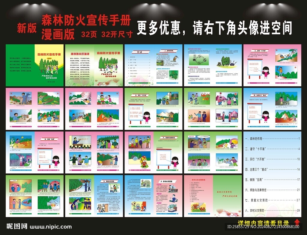 森林防火画册