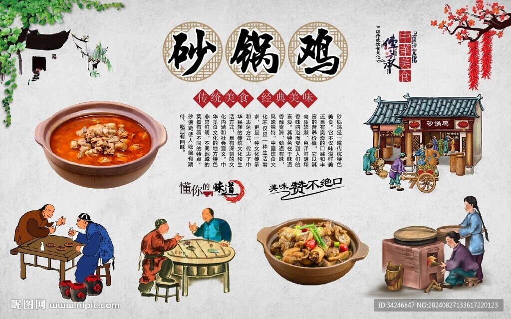 砂锅鸡