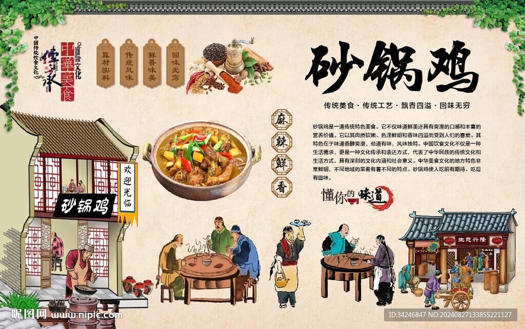 砂锅鸡 