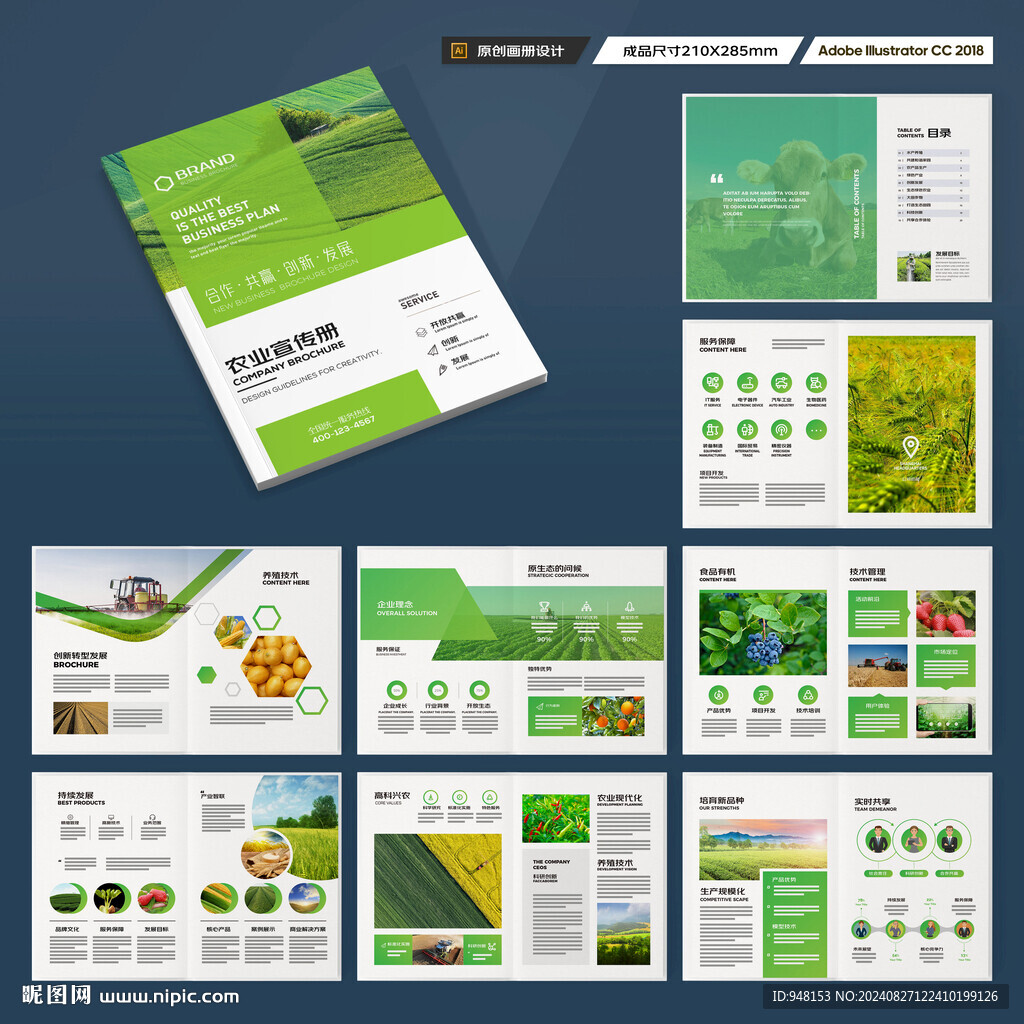 农业合作社画册