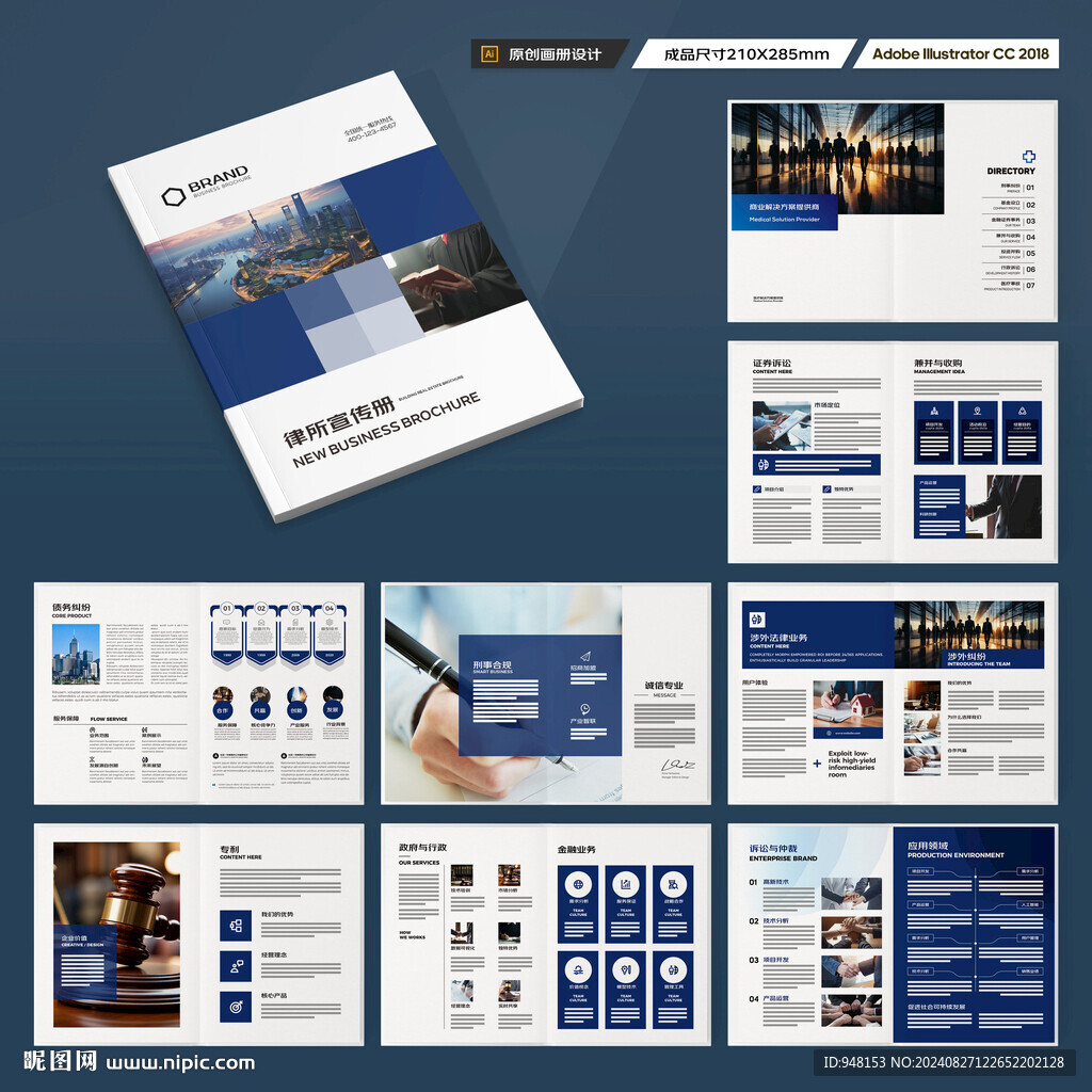 大气律师事务所画册