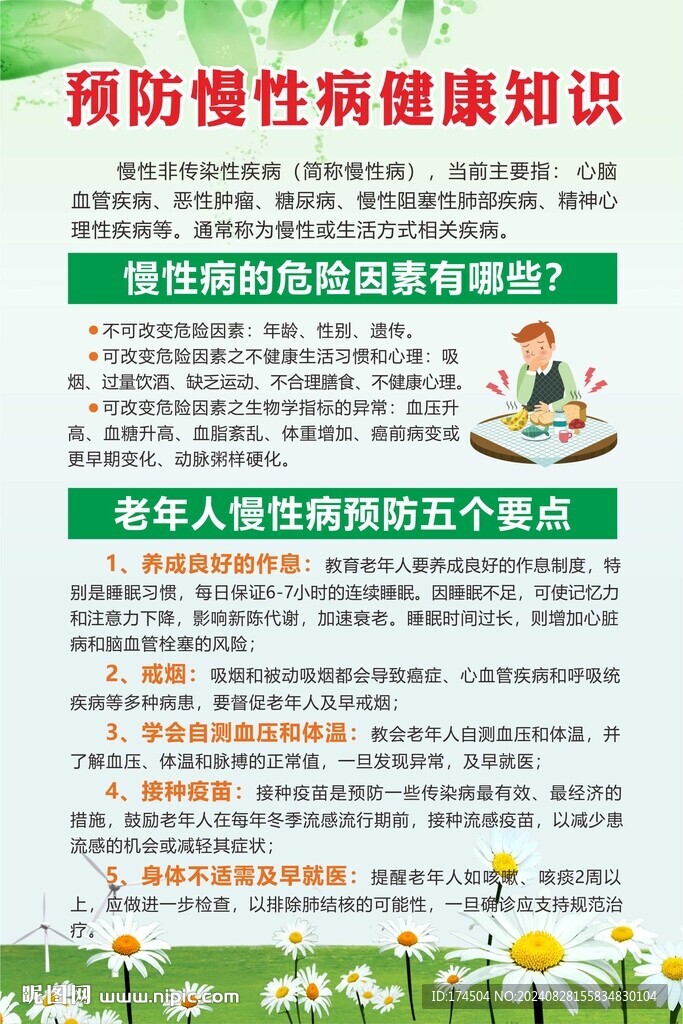 预防慢性病