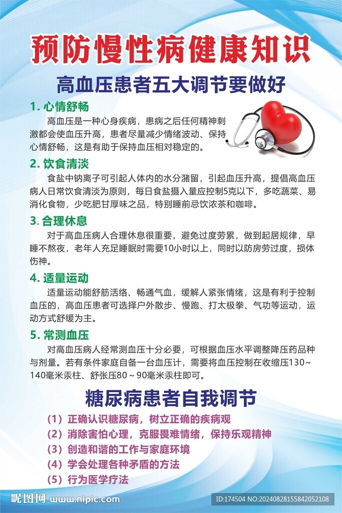 预防慢性病健康知识