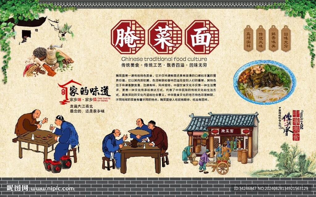 腌菜面