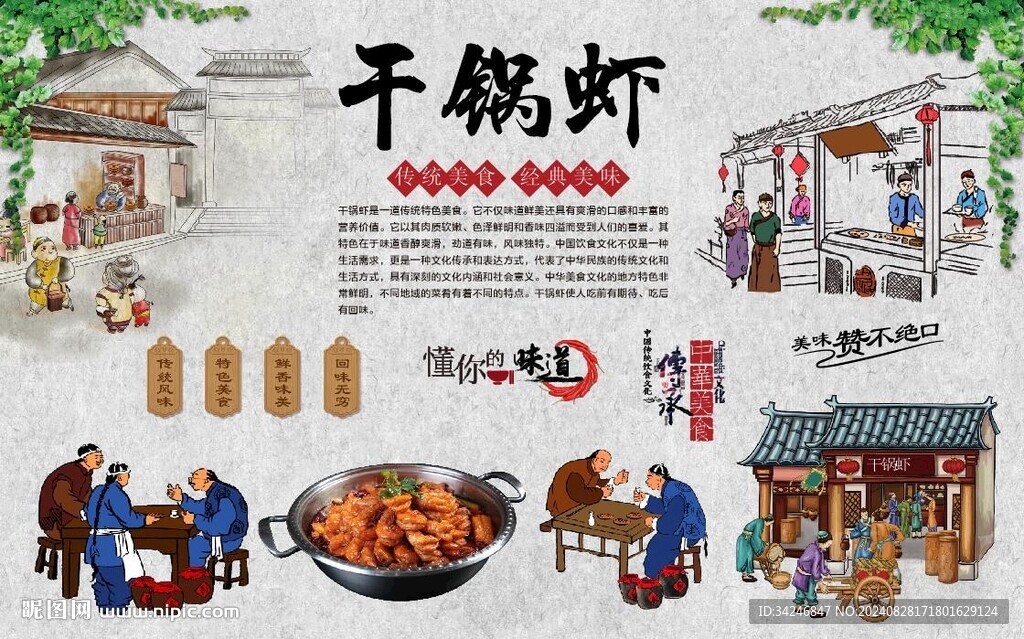 干锅虾 