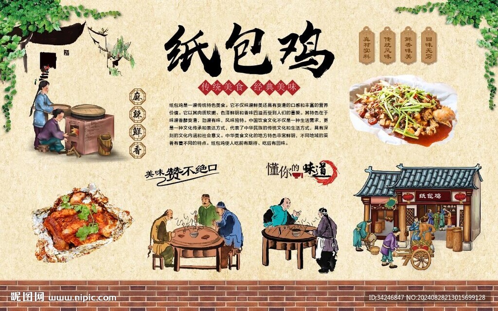 纸包鸡 