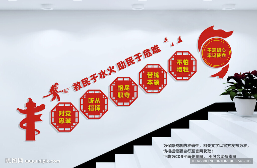 消防楼梯展板