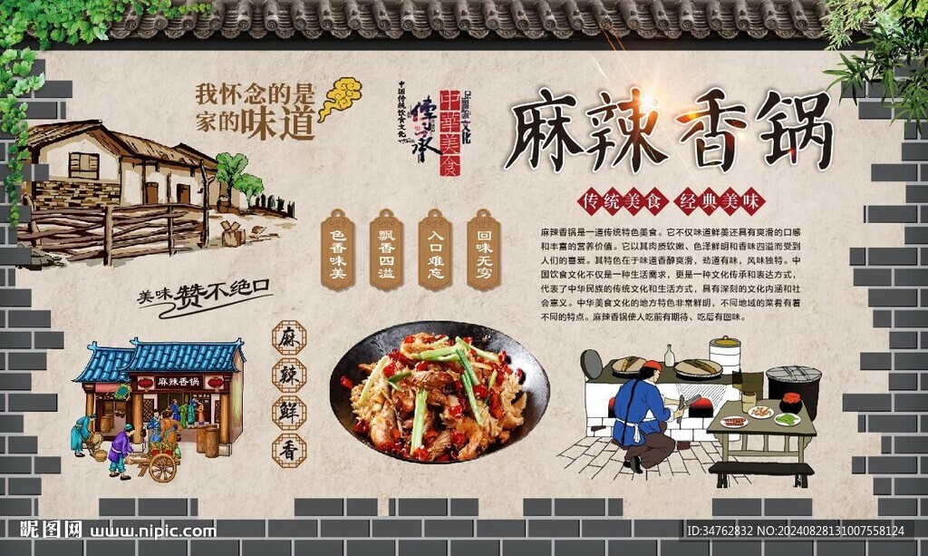 麻辣香锅背景