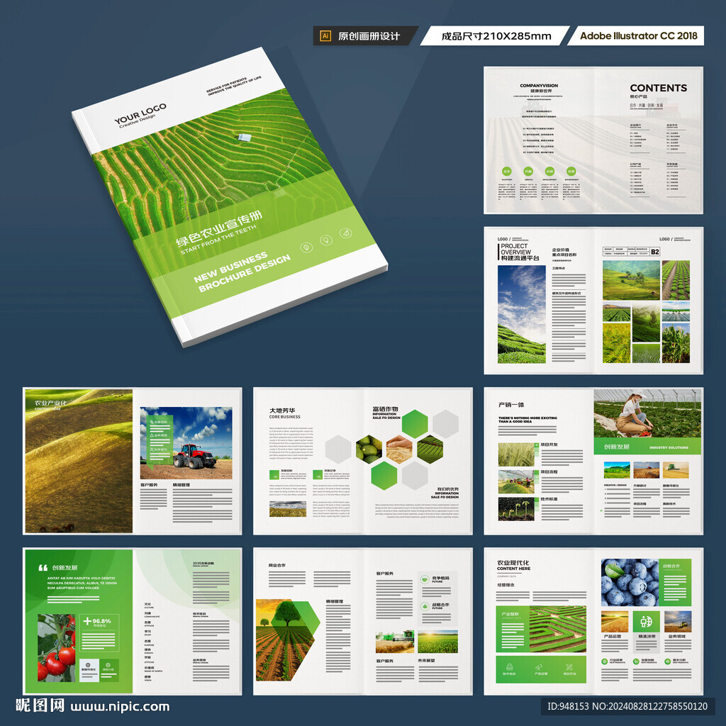 农业合作社画册