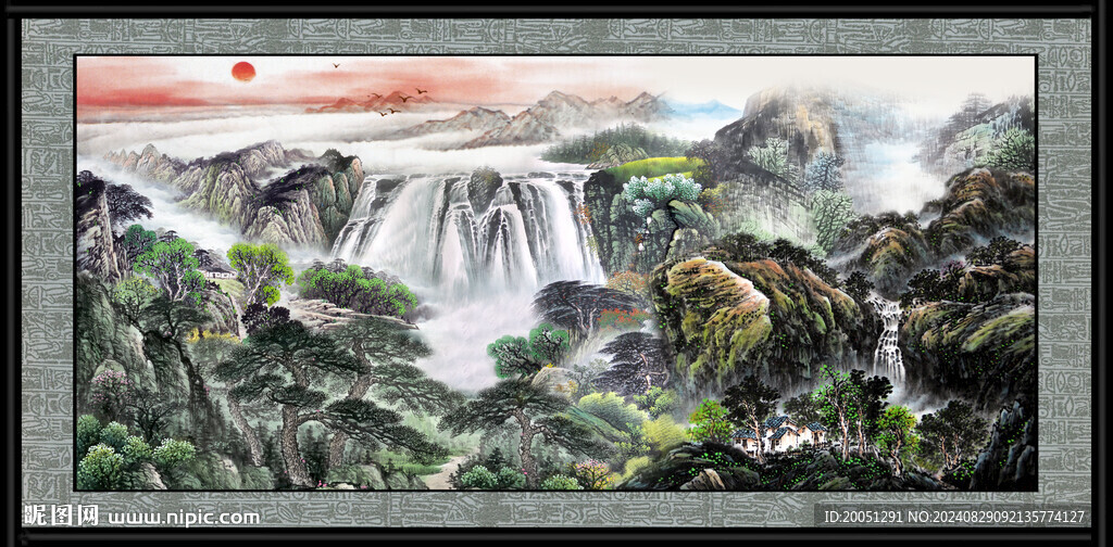 巨幅山水 