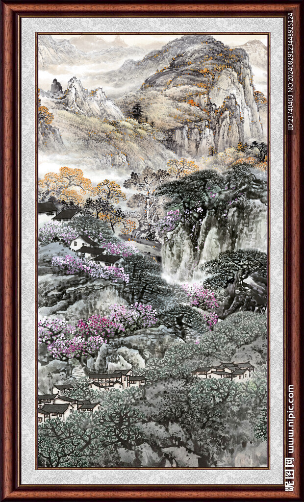 国画江山如画 