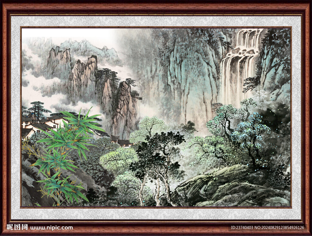 国画江山如画