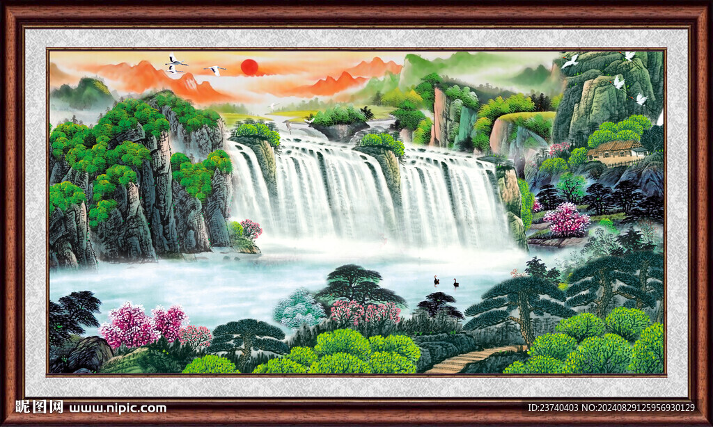 山水风景画 