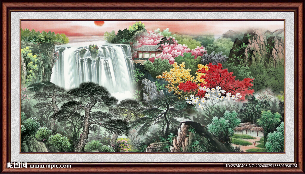 山水风景画 