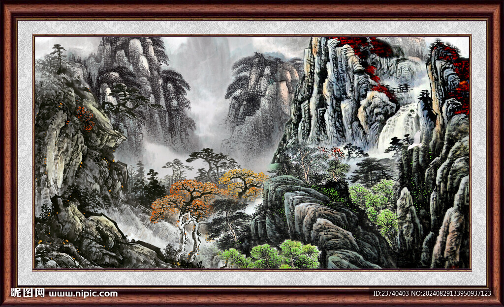 山水风景画 