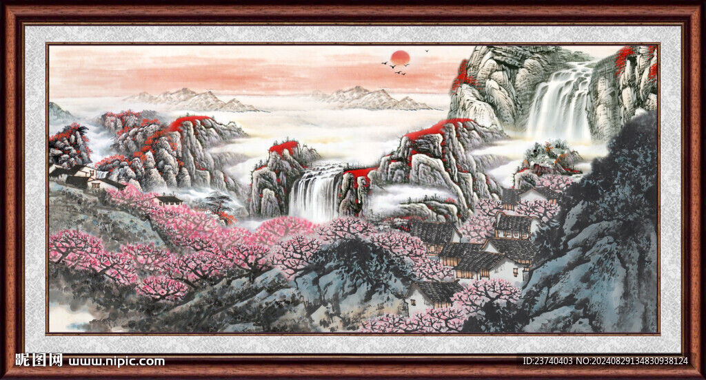 山水风景画 