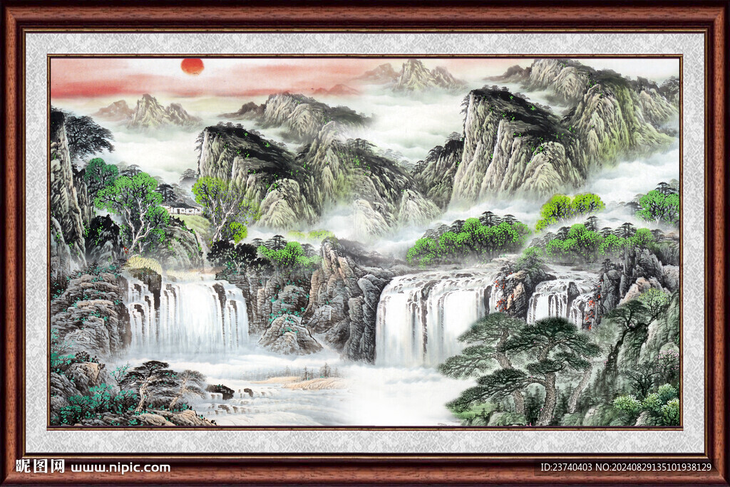 山水风景画 