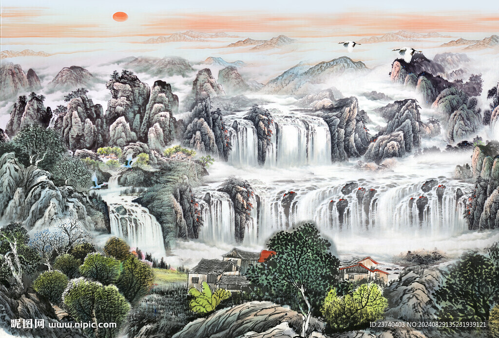 山水风景画