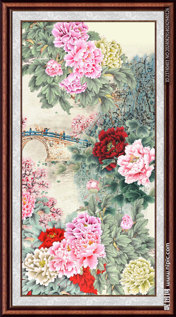 牡丹装饰画 
