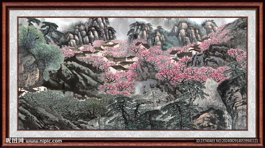 山水风景画 