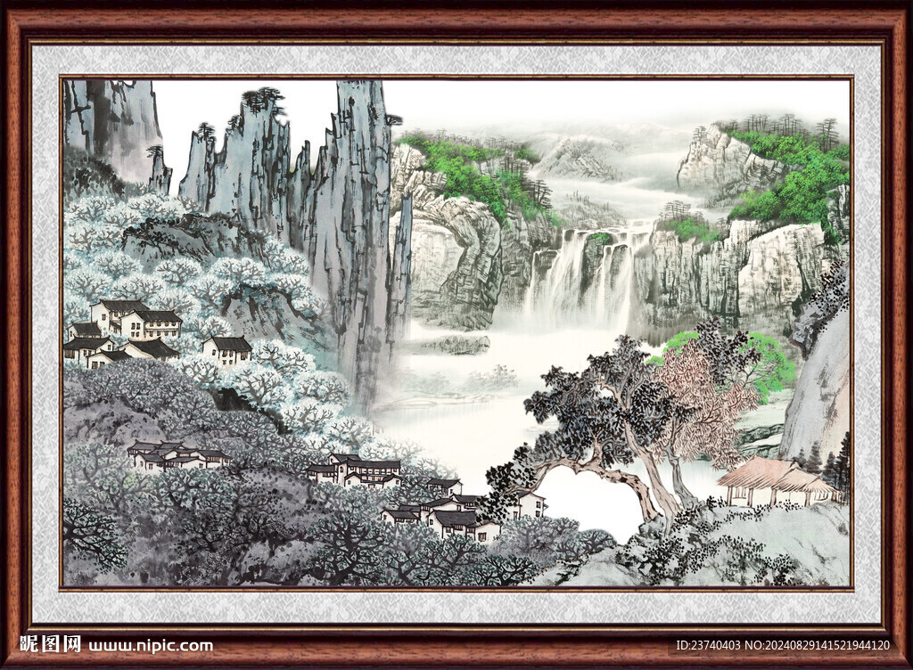 山水风景画 