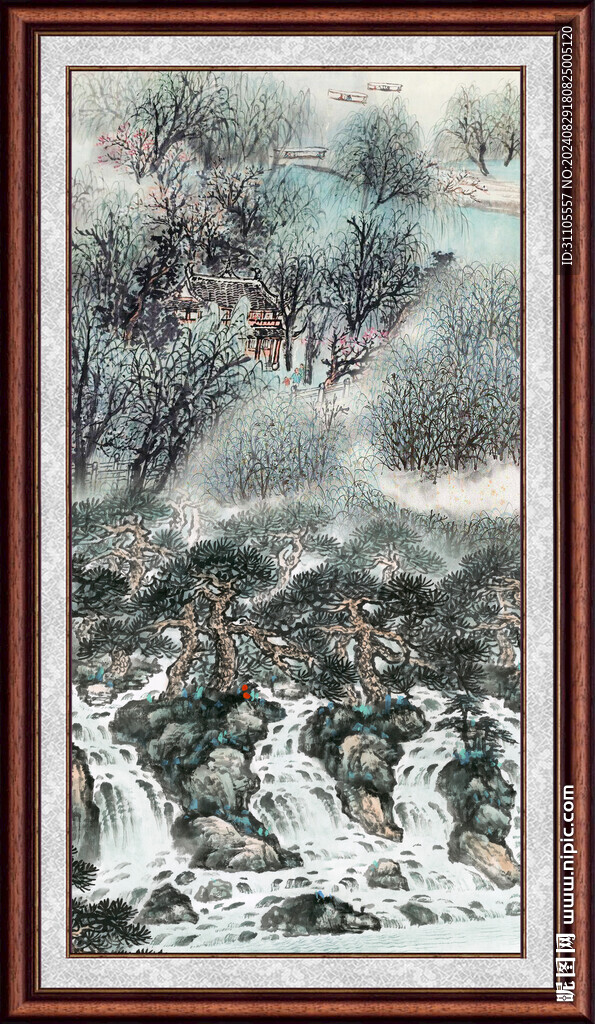  大幅山水画 