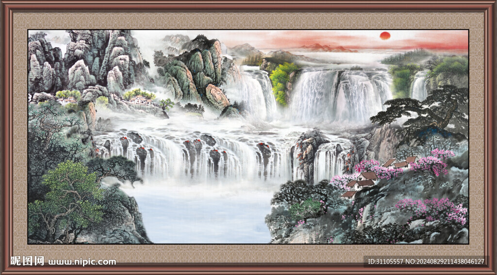 新中式山水画
