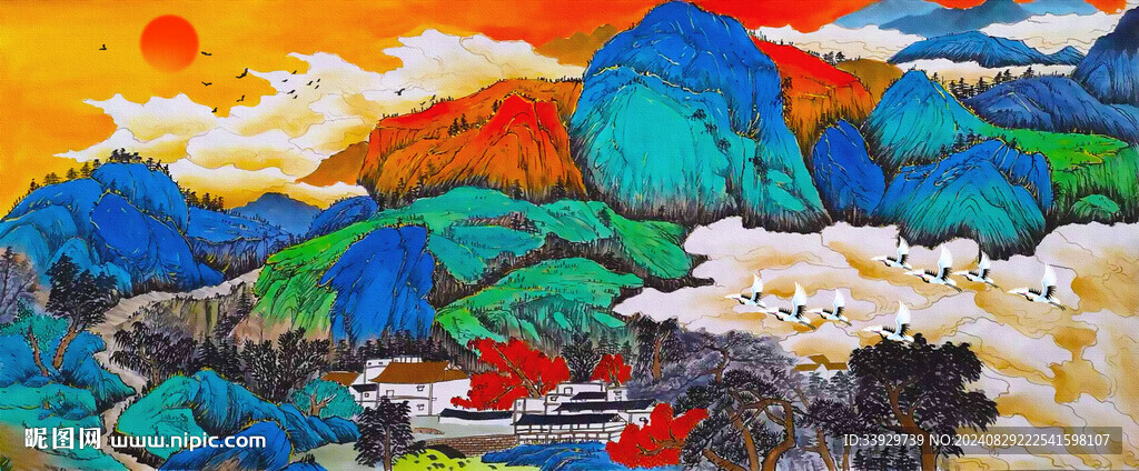 千里江山图