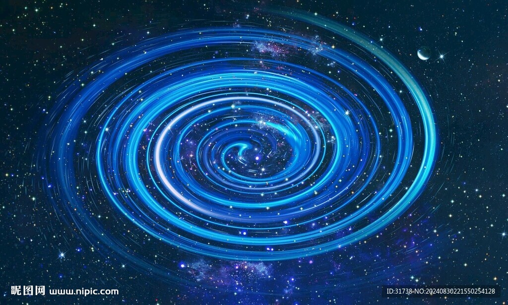 蓝色旋涡星空顶