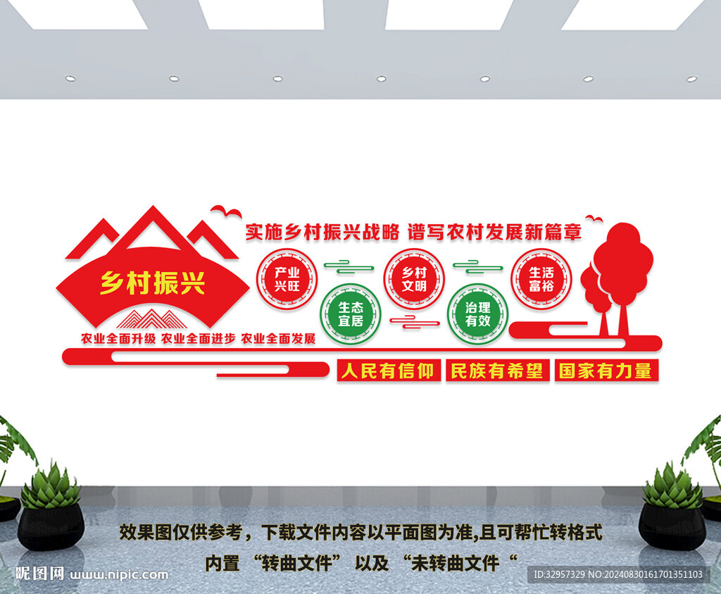 乡村振兴文化墙