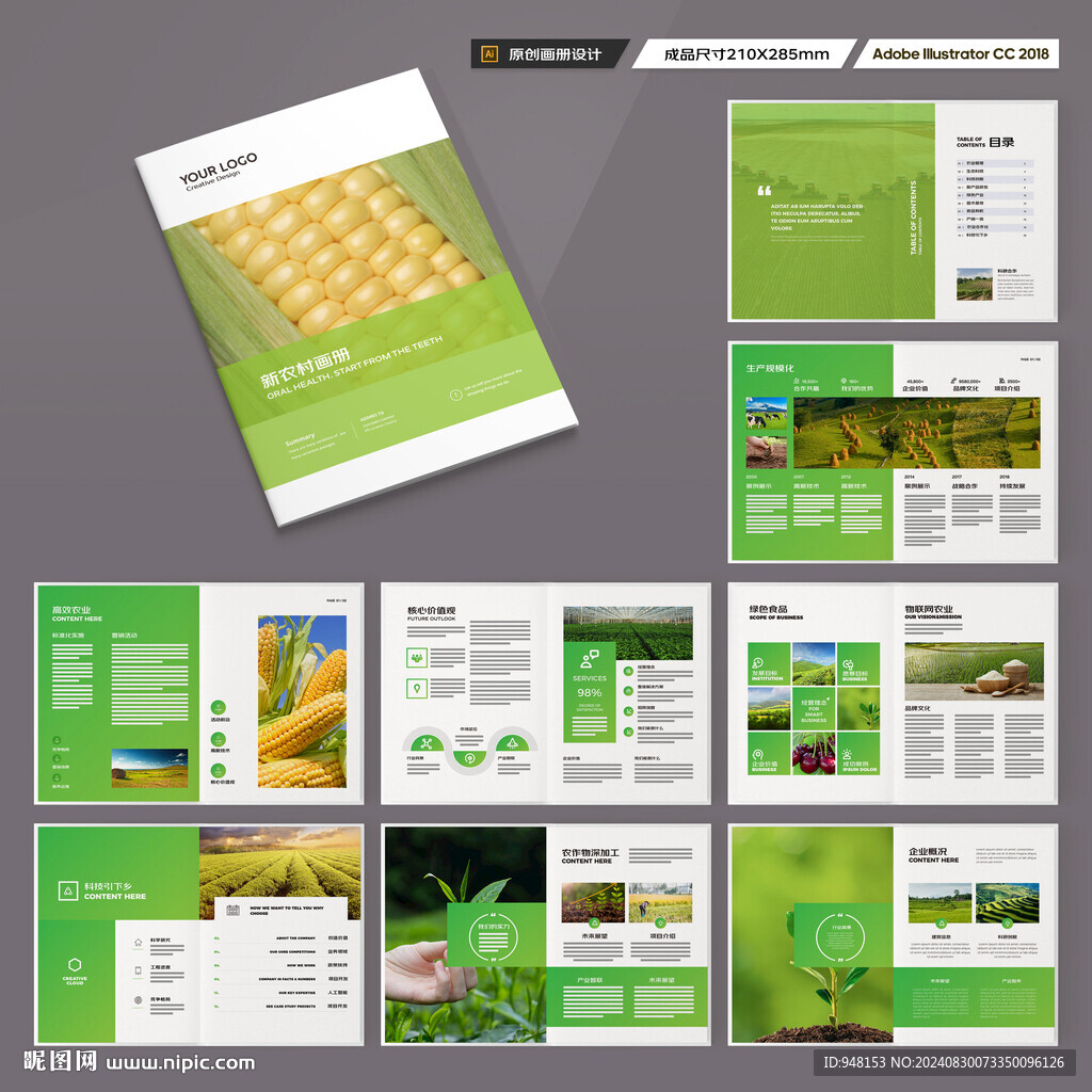 农产品宣传册