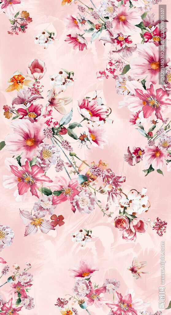 水彩花卉