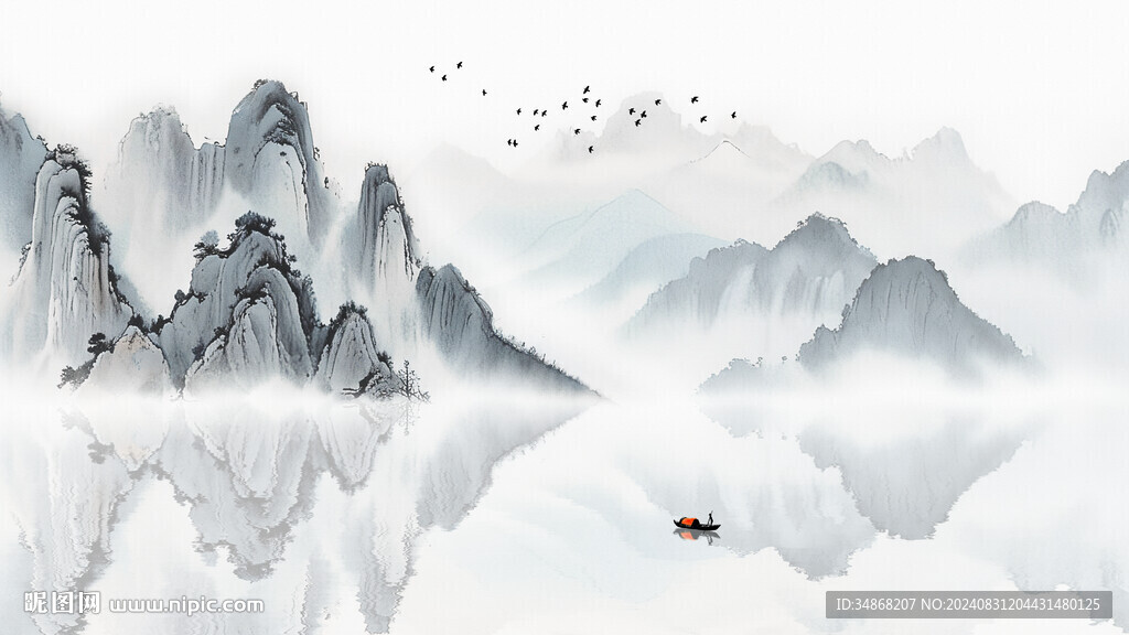 中式客厅沙发背景