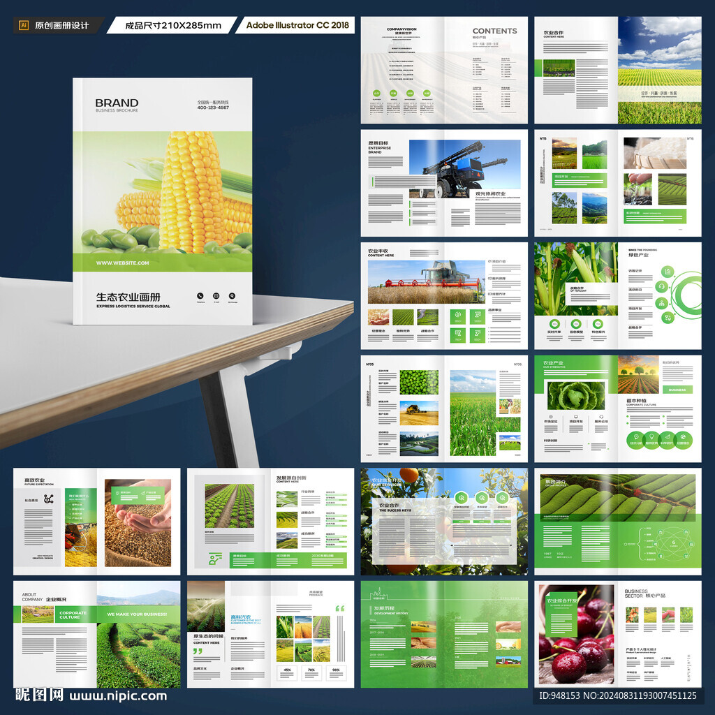 农业合作社画册