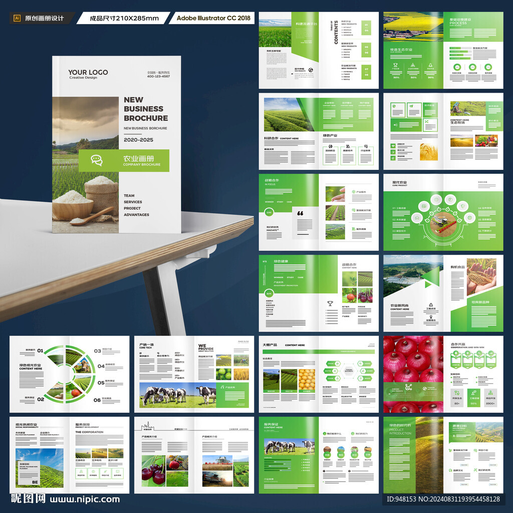 农业合作社画册