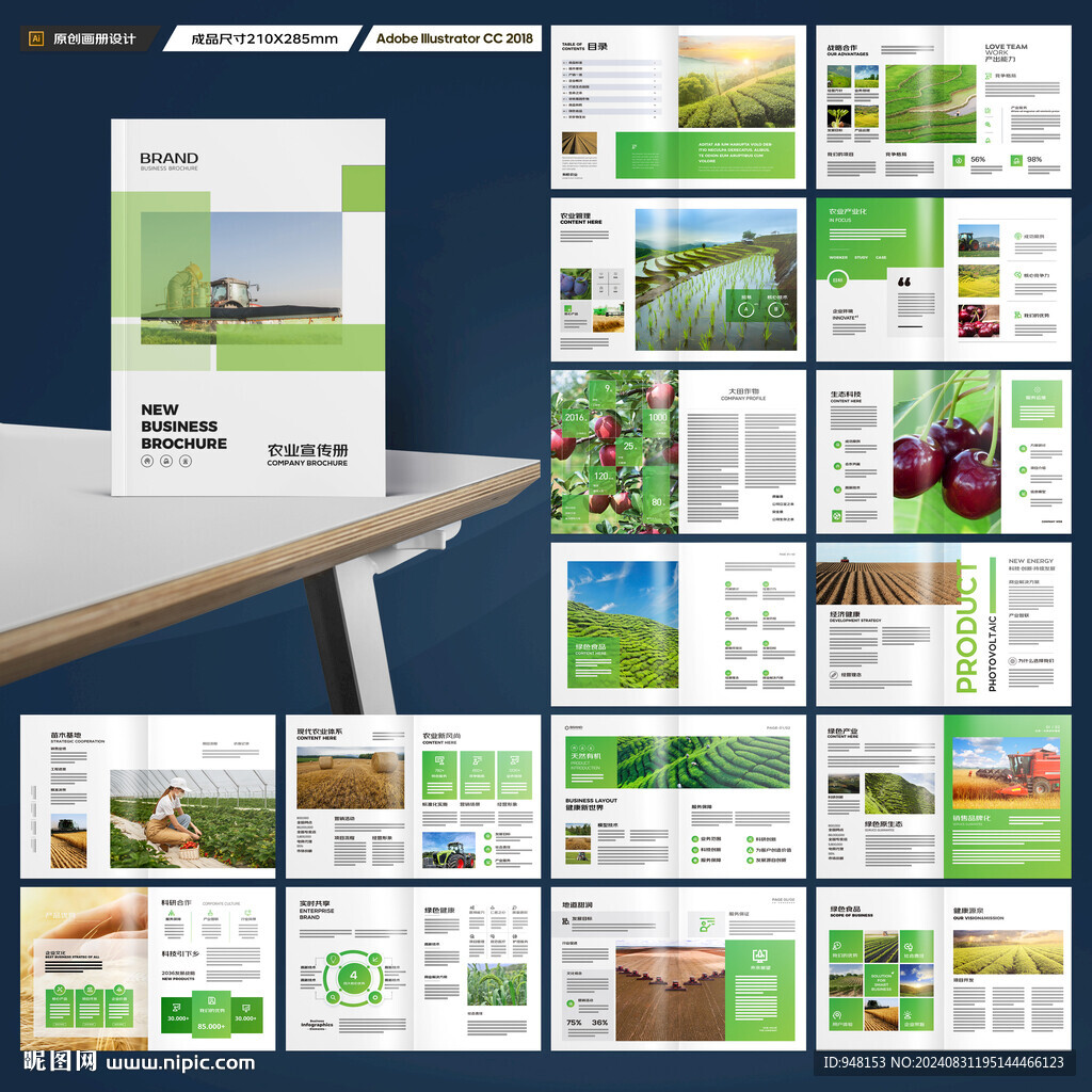 农业合作社画册