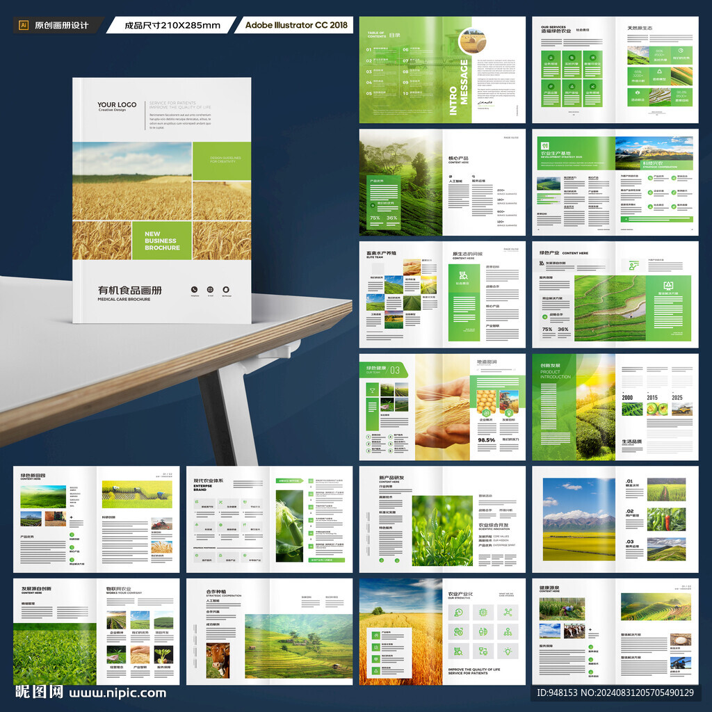 农业合作社画册