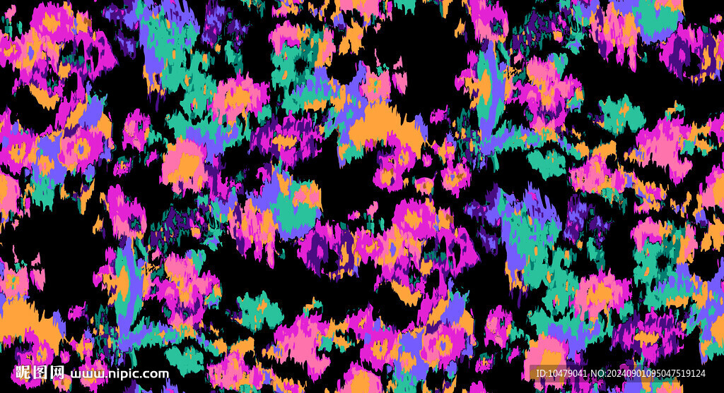 扎染花