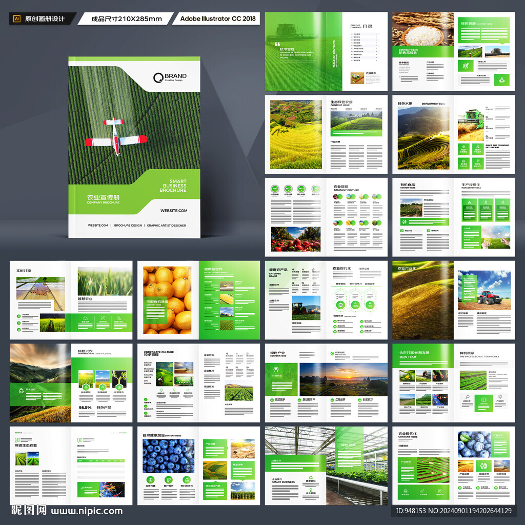 农产品画册