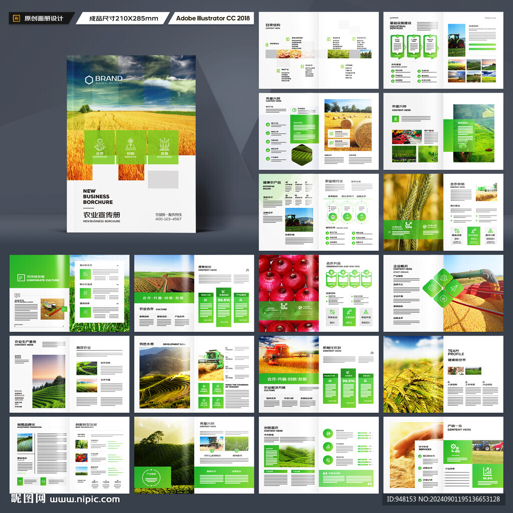 农业合作社画册