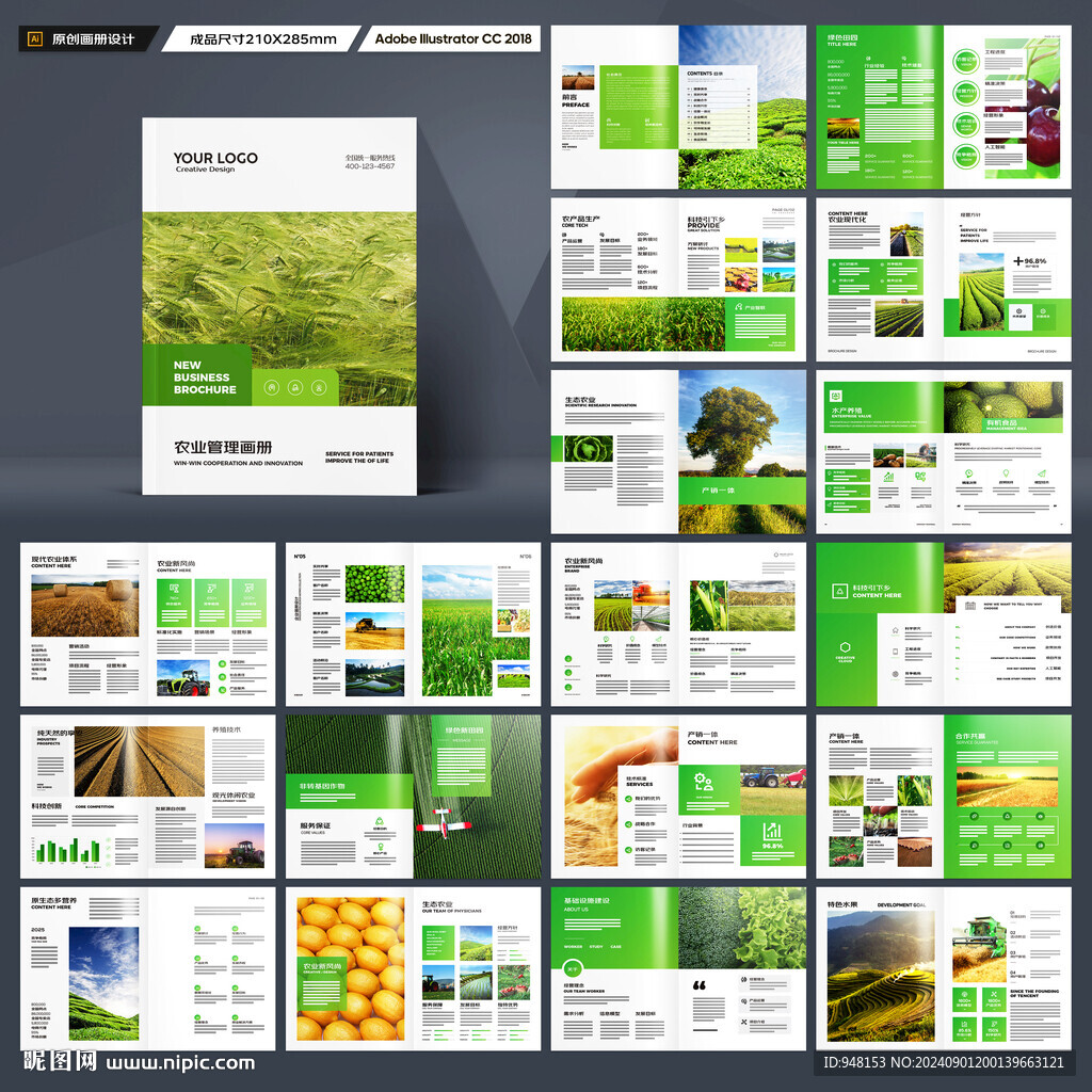 农业合作社画册