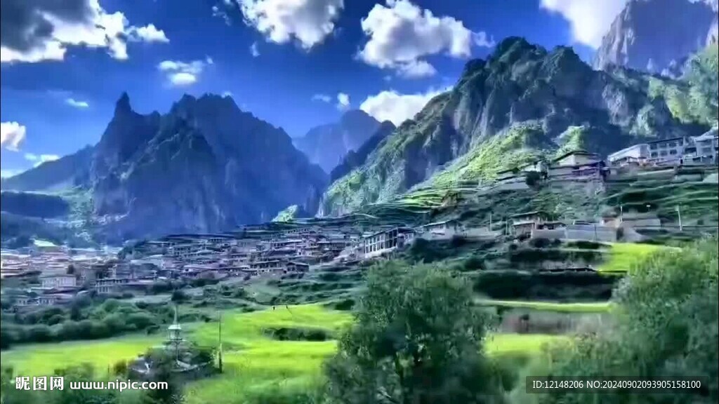甘南扎尕那航拍