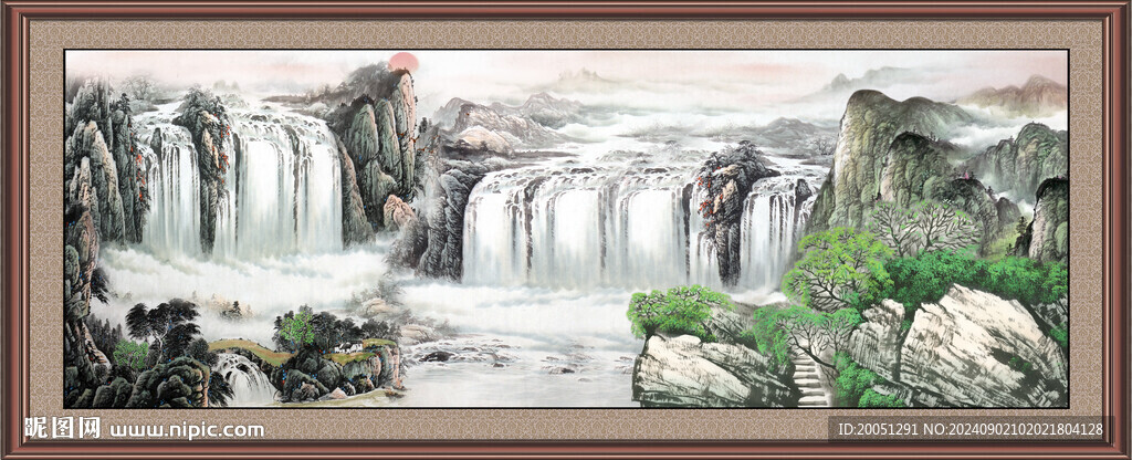 国画江山