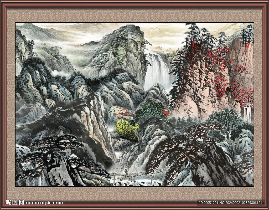 国画江山如画 
