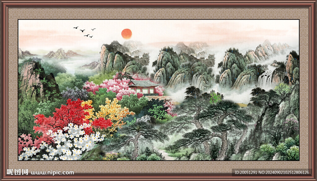 国画江山