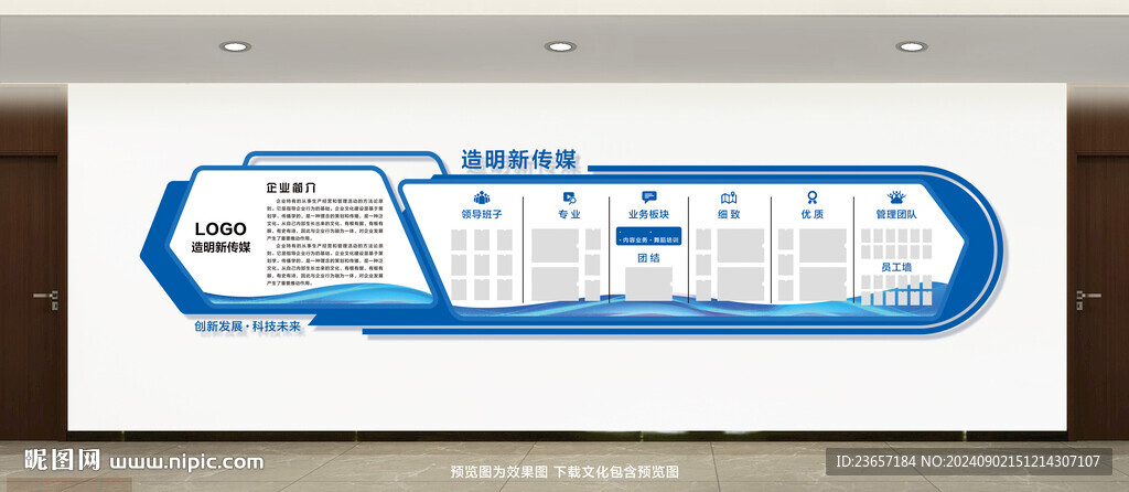 企业文化墙 公司简介